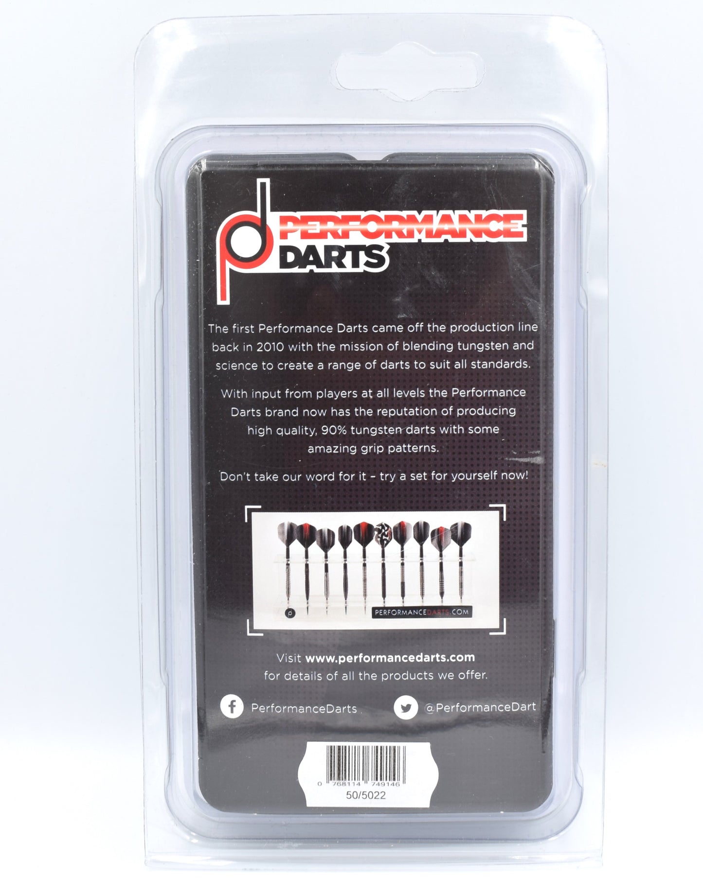 used - Performance Darts - 50/50 - 22g