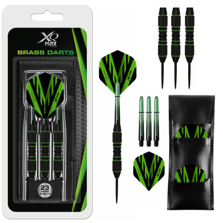 XQ Max - Black Coated Brass Darts – Darts Centre
