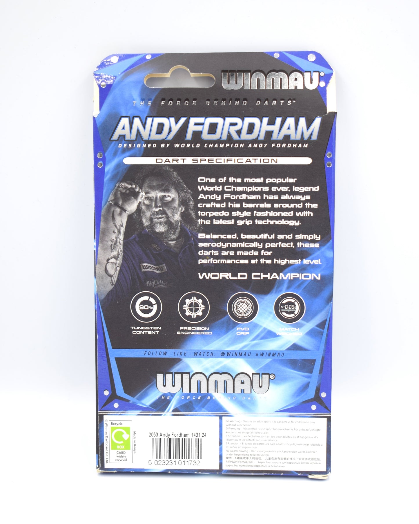 used - Winmau - Andy Fordham - Special Edition - 24g
