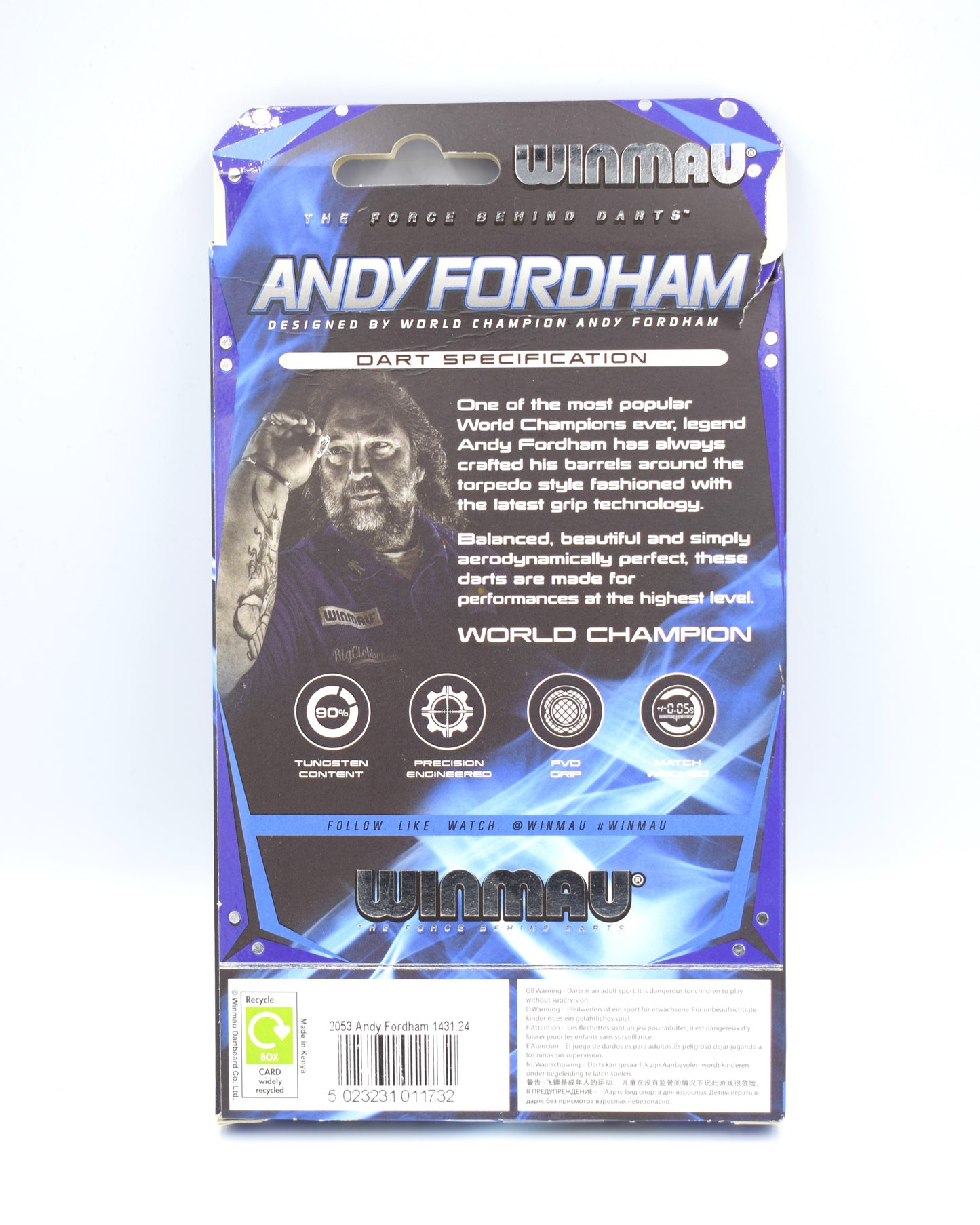 used - Winmau - Andy Fordham - Special Edition - 24g