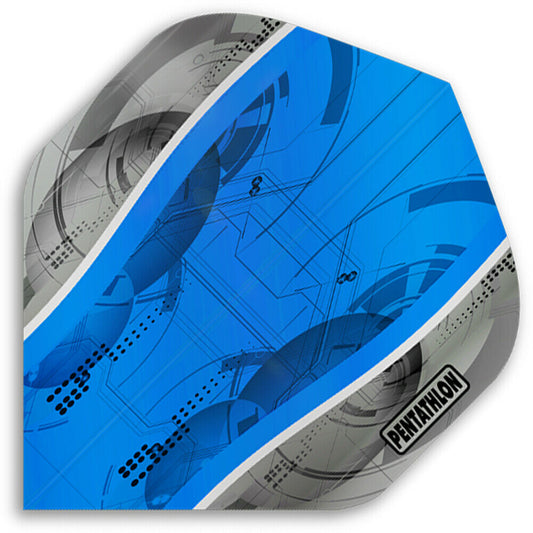 Pentathlon - Flights - Cyan Silver Edge No.2 - ten sets