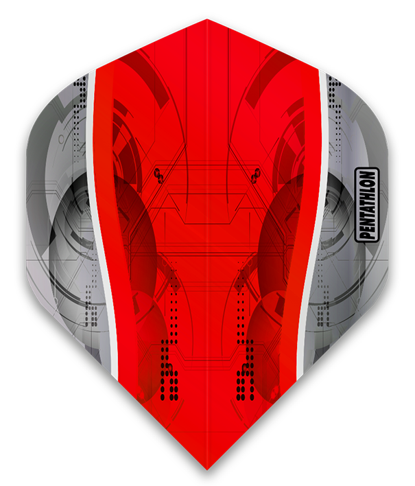 Pentathlon - Flights - Red Silver Edge No.2 ten sets