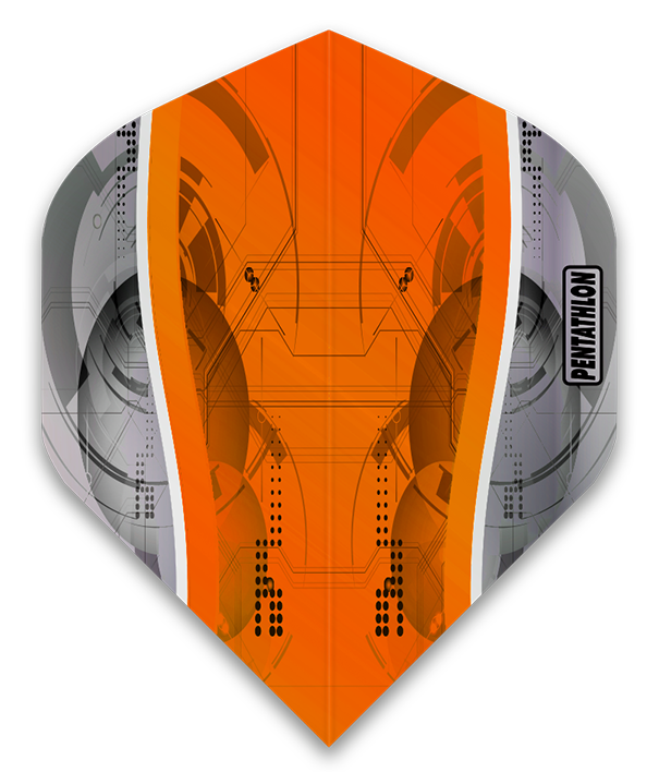 Pentathlon - Flights - Orange Silver Edge No.2 - ten sets