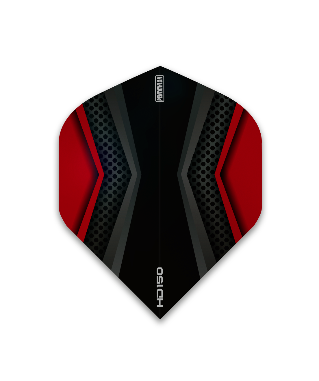 Pentathlon - Flights - HD150 Red/Black No.2 - ten sets
