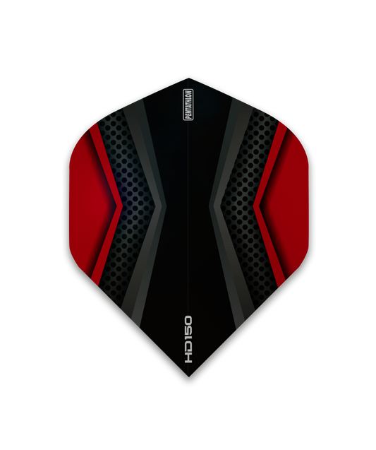 Pentathlon - Flights - HD150 Red/Black No.2 - ten sets
