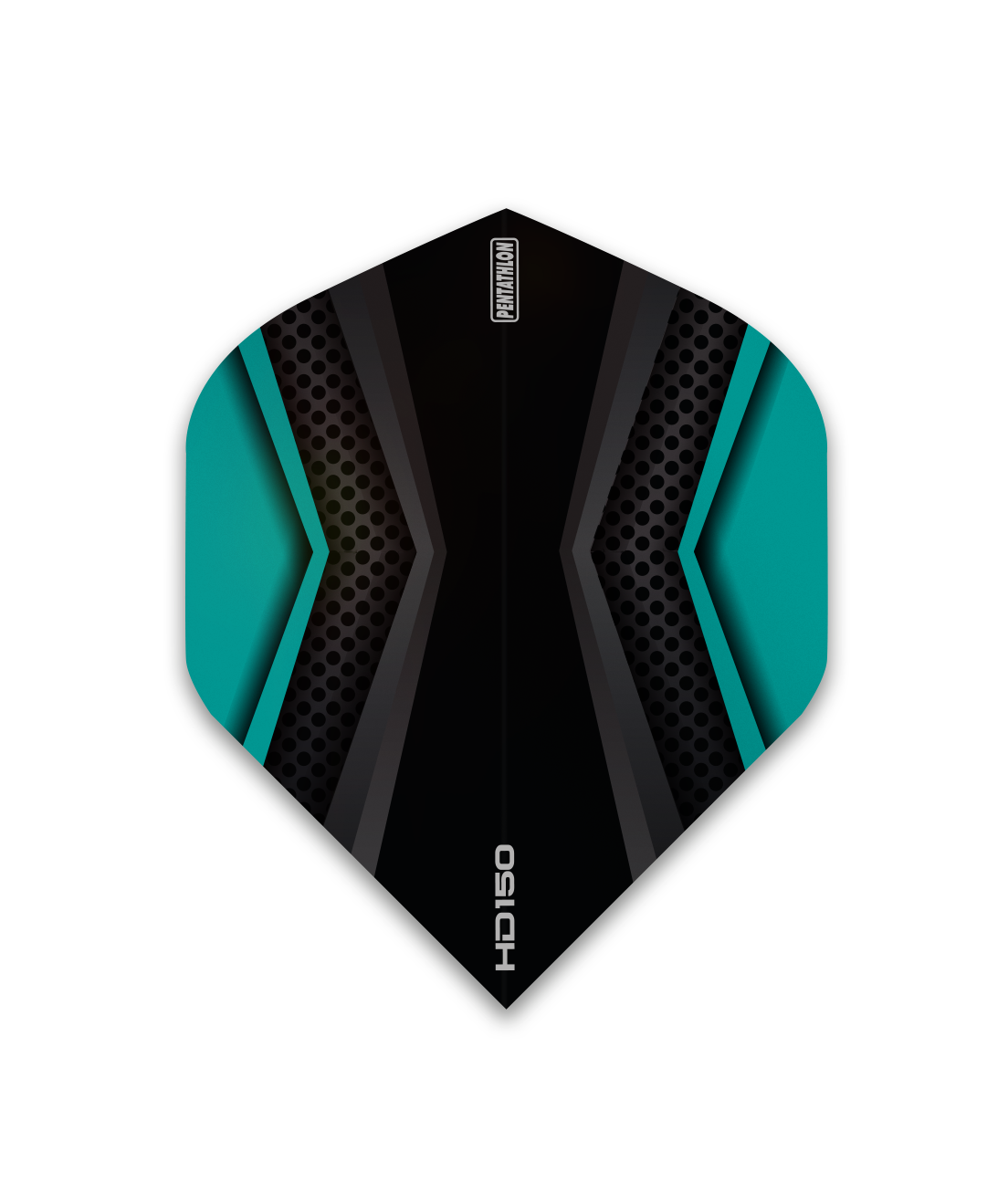 Pentathlon - Flights - HD150 Aqua/Black No.2 - ten sets