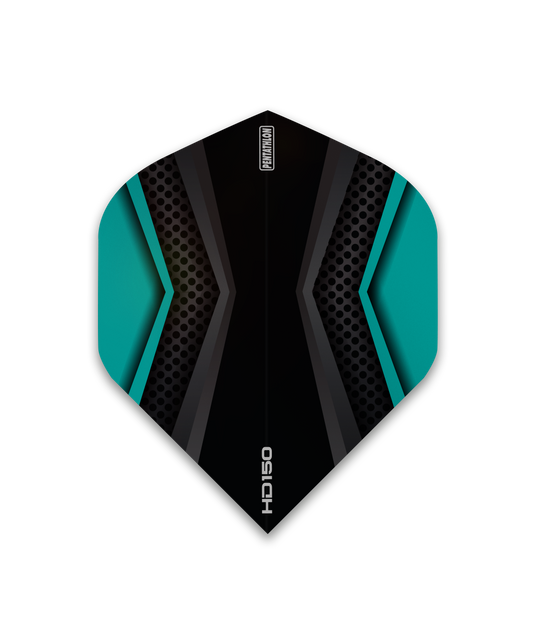 Pentathlon - Flights - HD150 Aqua/Black No.2 - ten sets