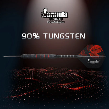 Formula Sports - FST180 Gen 2 Black with Red Rings 90% Tungsten Darts