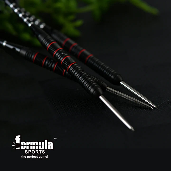 Formula Sports - FST180 Gen 2 Black with Red Rings 90% Tungsten Darts