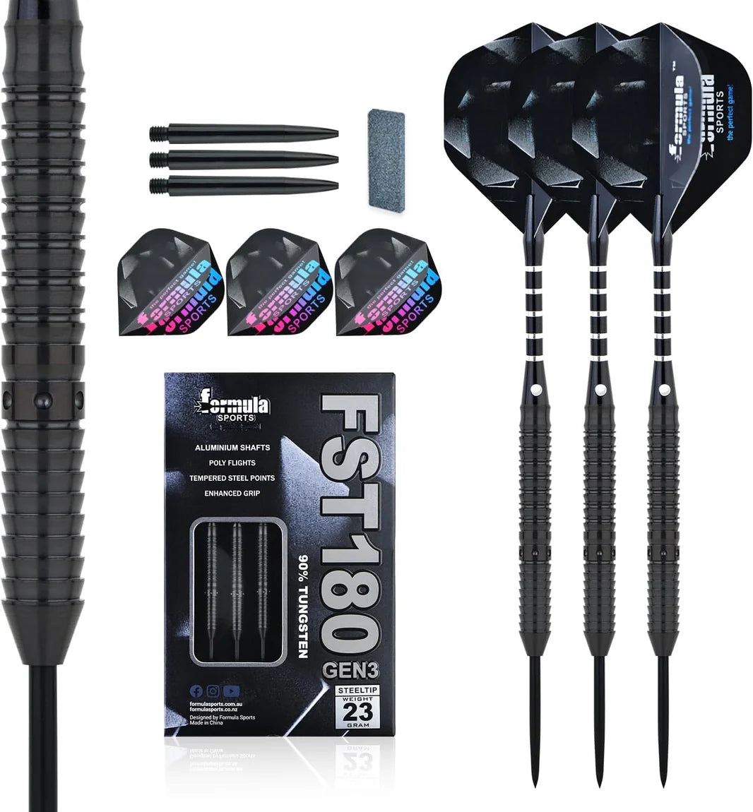 Formula Sports - FST180 Gen 3 Black 90% Tungsten Darts