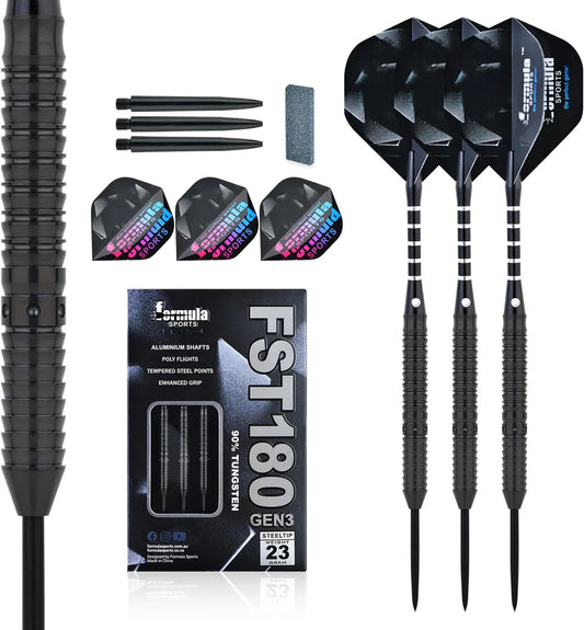Formula Sports - FST180 Gen 3 Black 90% Tungsten Darts