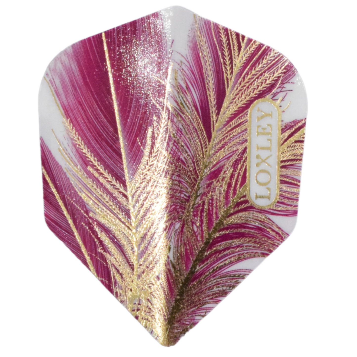 Loxley - Flights - Purple Gold Feather - 10 sets