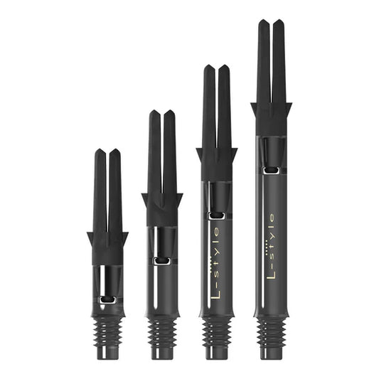 L Style - L Shaft - Silent Carbon Straight - Black