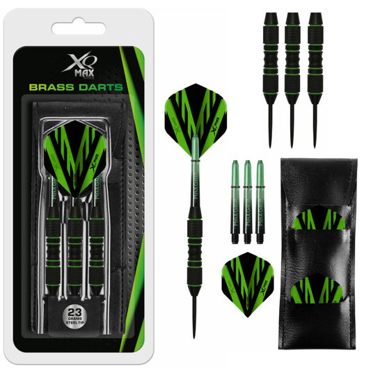 XQ Max - Black Coated Brass Darts