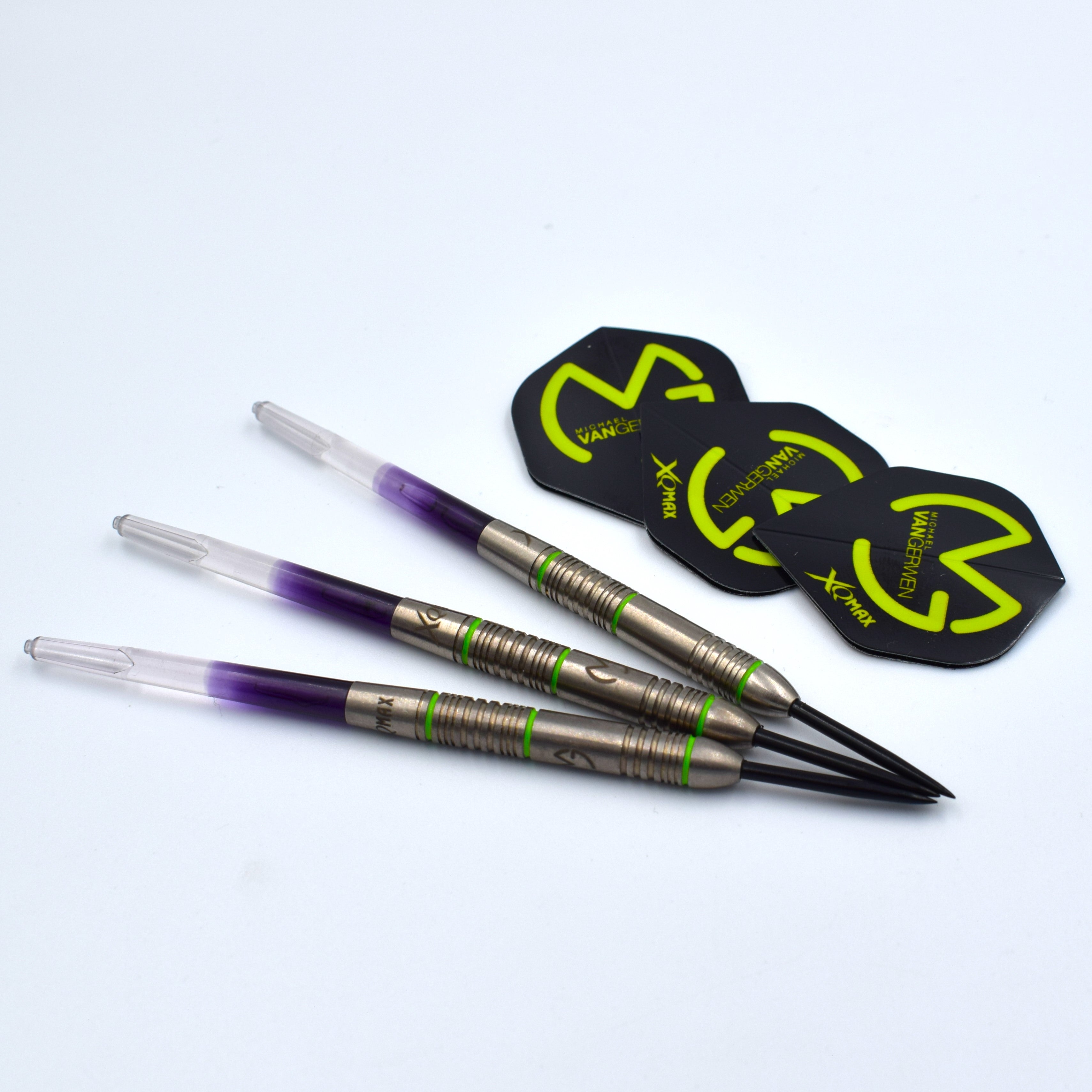 XQ MAX DARTS MvG 23g マイケル ヴァン ガーウェン ハード XQ Max - Michael van Gerwen Green Demolisher – Darts Centre