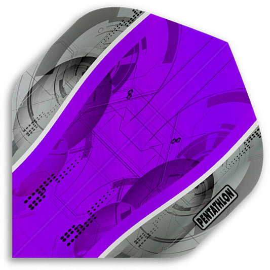 Pentathlon - Flights - Purple Silver Edge No.2 - ten sets