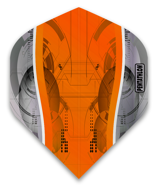 Pentathlon - Flights - Orange Silver Edge No.2 - ten sets